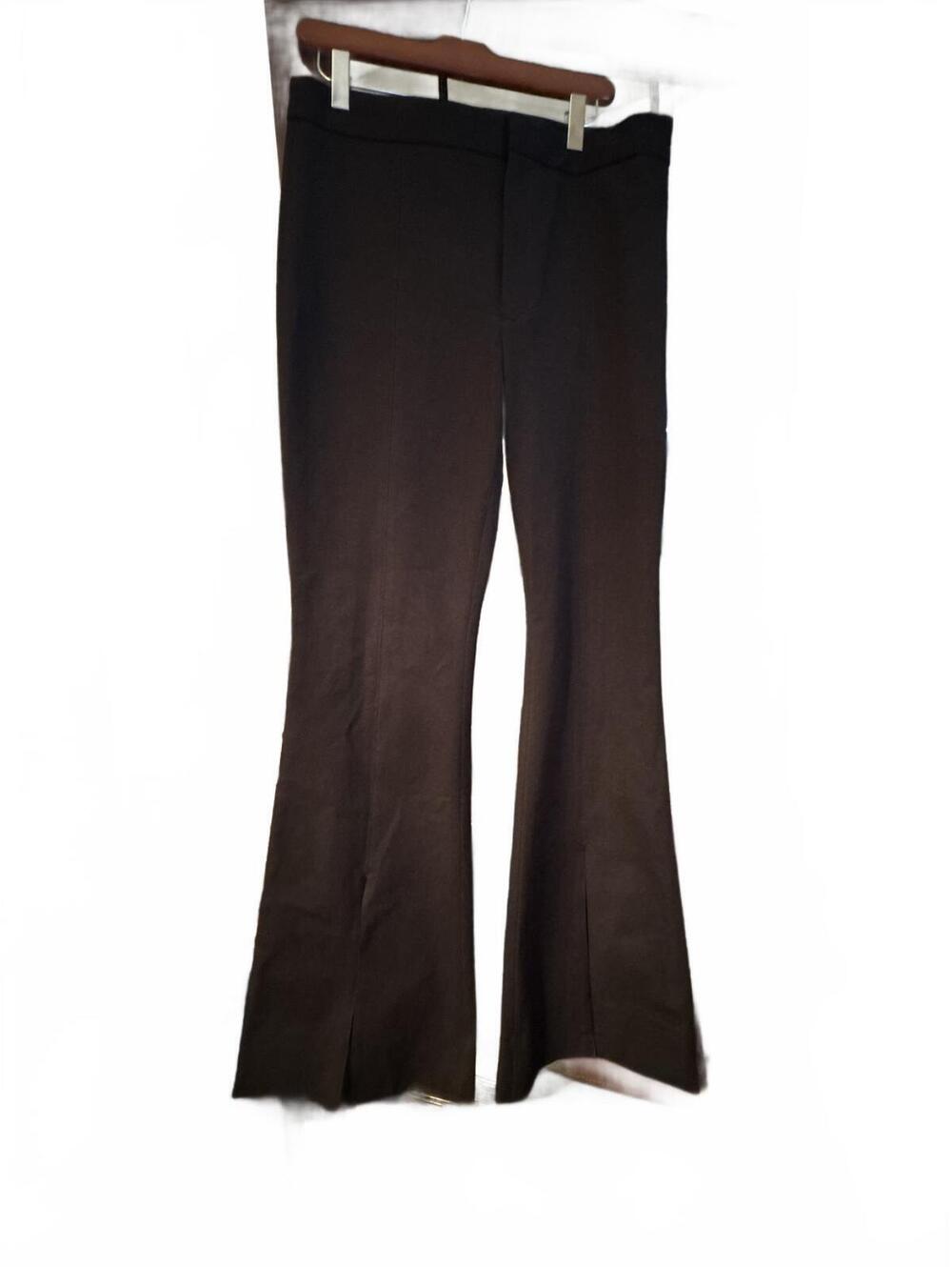Banana Republic black flare leg pants 8